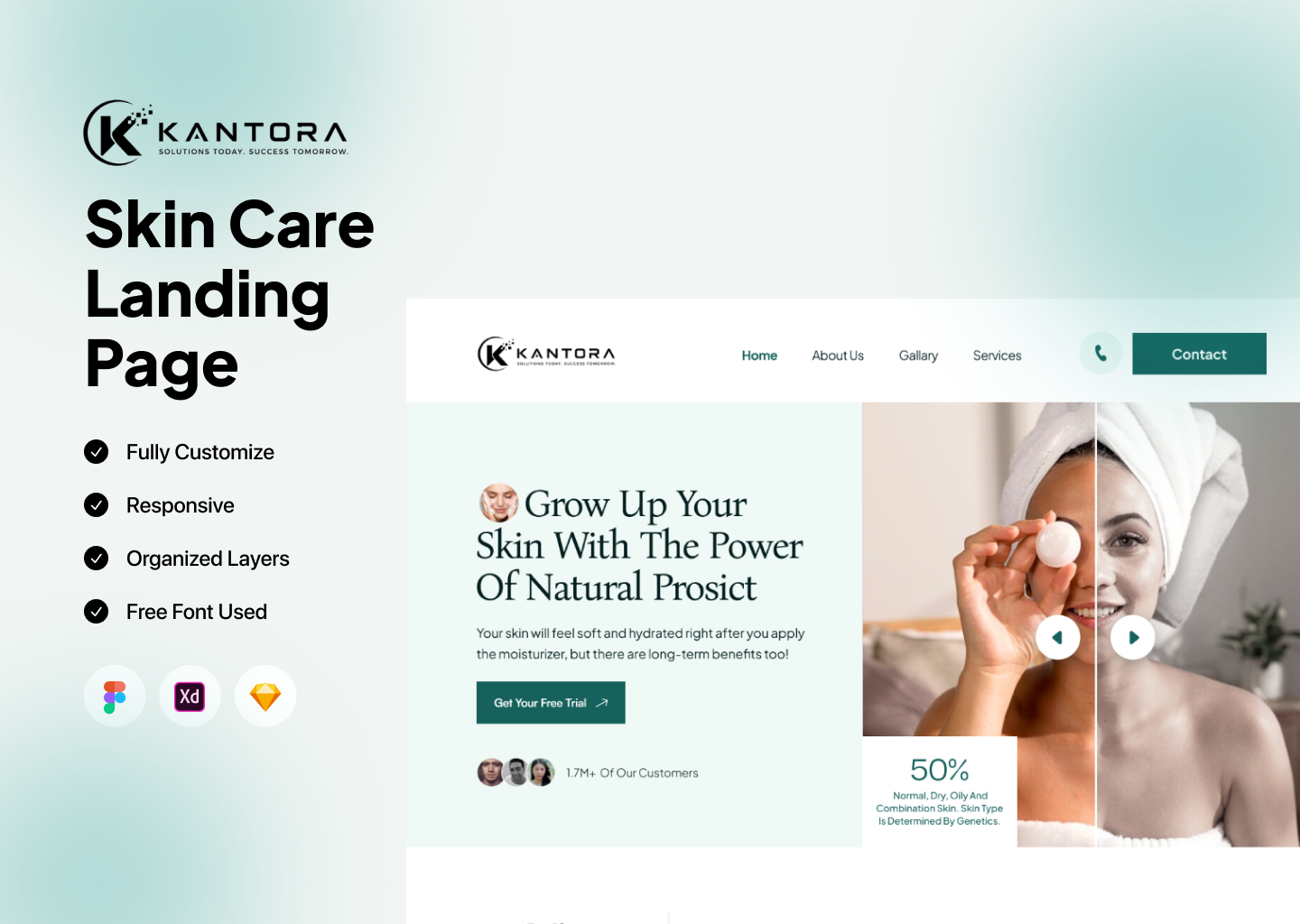 Skin Care Landing Page